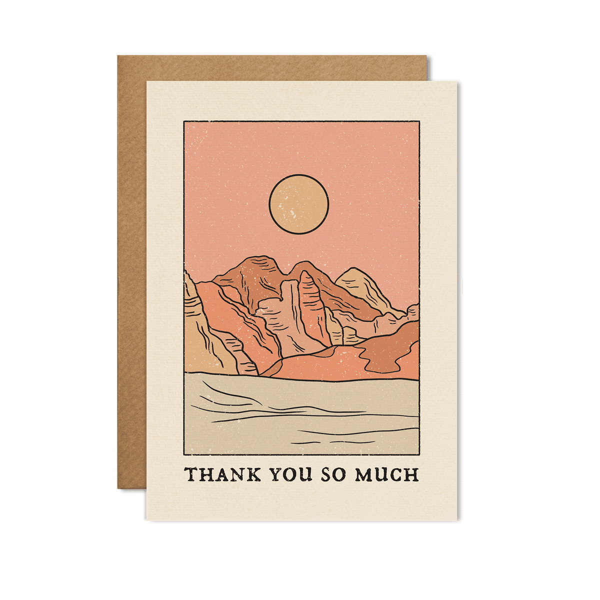 cai & jo - Thank You So Much Card: With cello wrap
