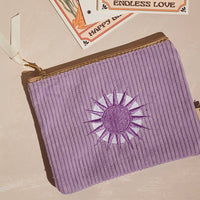 cai & jo - Corduroy Pouch in Lavender