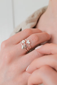 Sterling Silver Shell Ring
