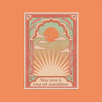 cai & jo - You are a ray of sunshine Card: With cello wrap