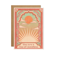 cai & jo - You are a ray of sunshine Card: With cello wrap