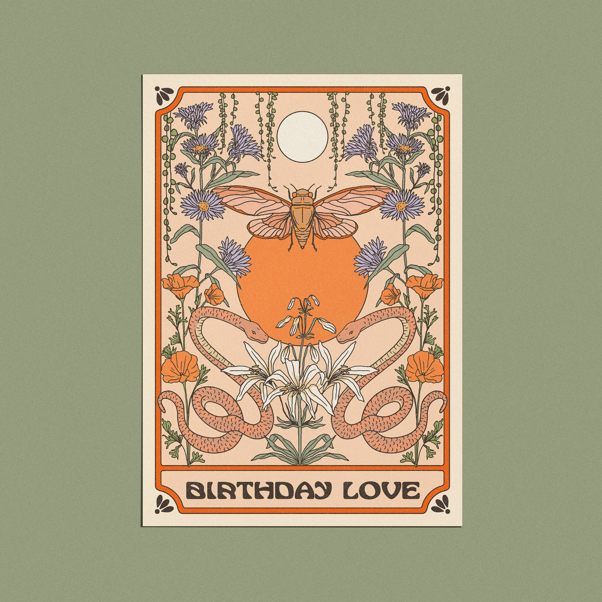 cai & jo - Birthday Love Card: With cello wrap