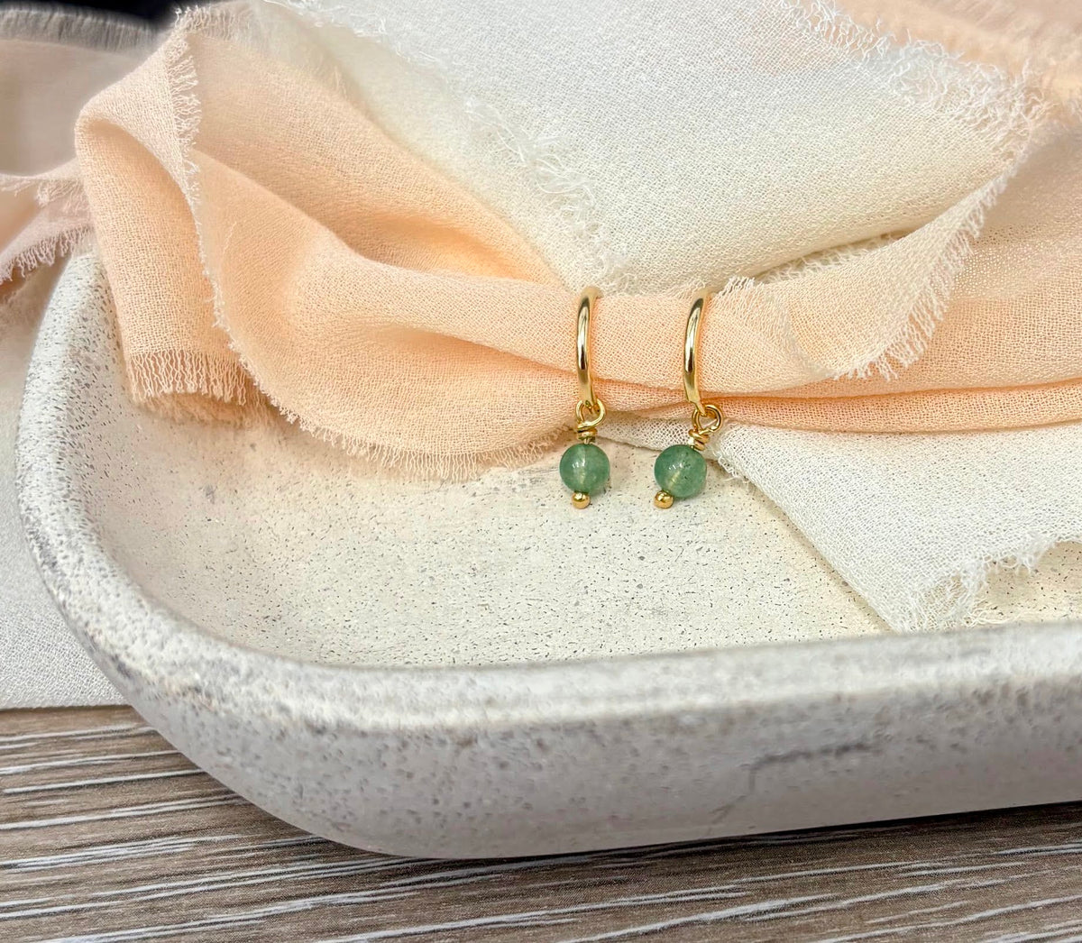 14ct Gold Filled Charm Hoops