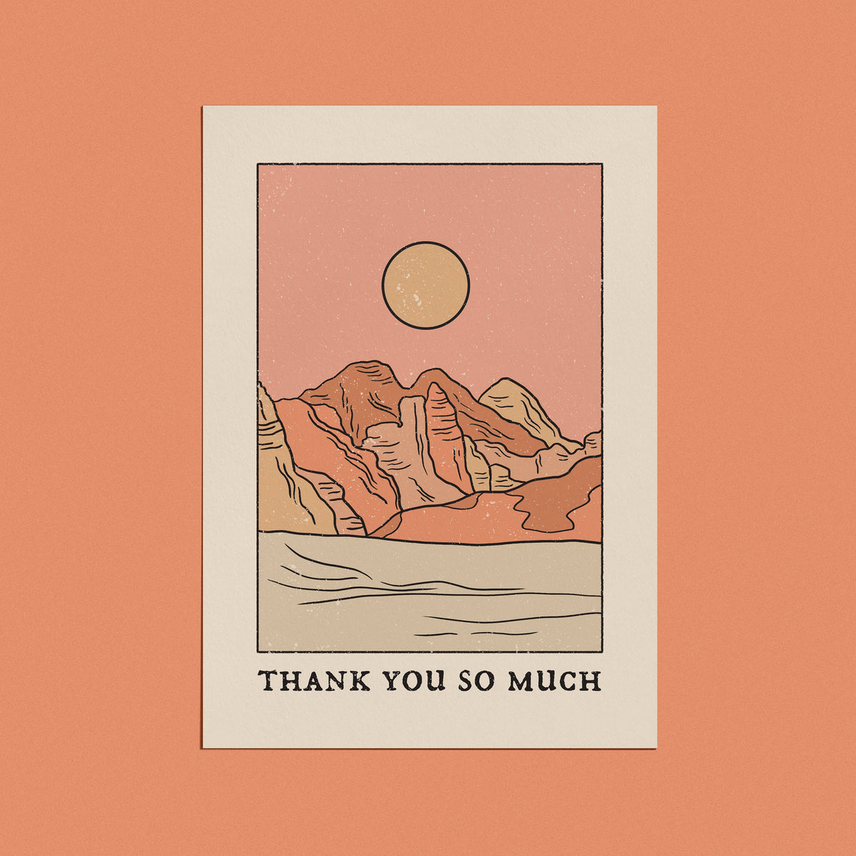 cai & jo - Thank You So Much Card: With cello wrap