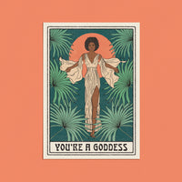 cai & jo - You're a Goddess Card: With cello wrap