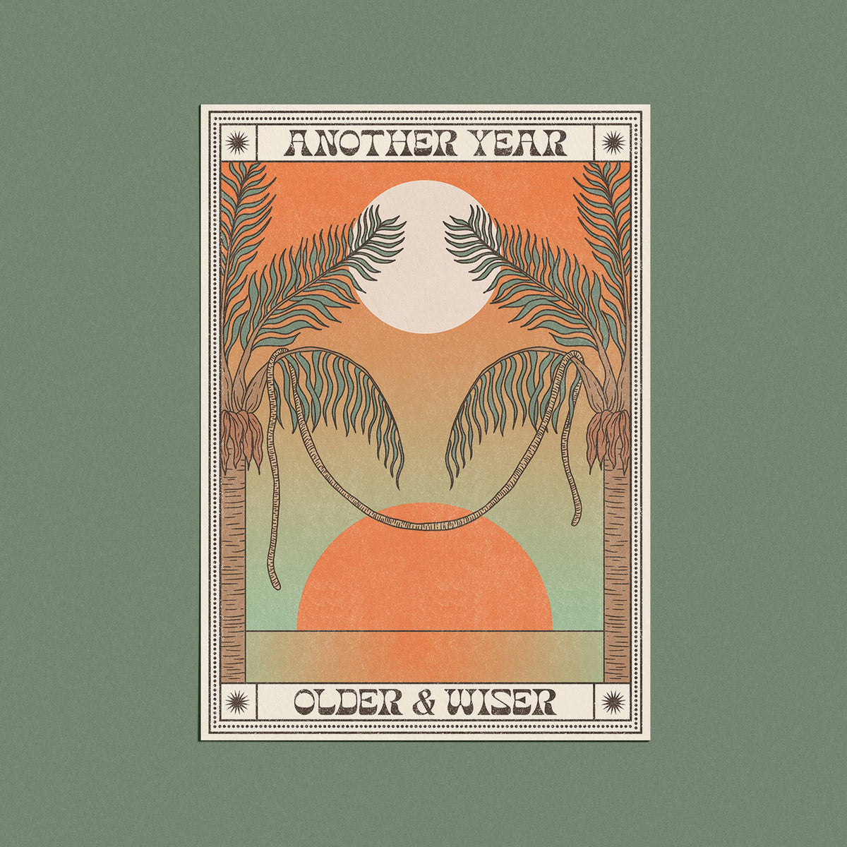 cai & jo - Another Year Older and Wiser Card: With cello wrap