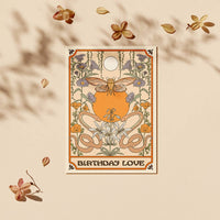 cai & jo - Birthday Love Card: With cello wrap