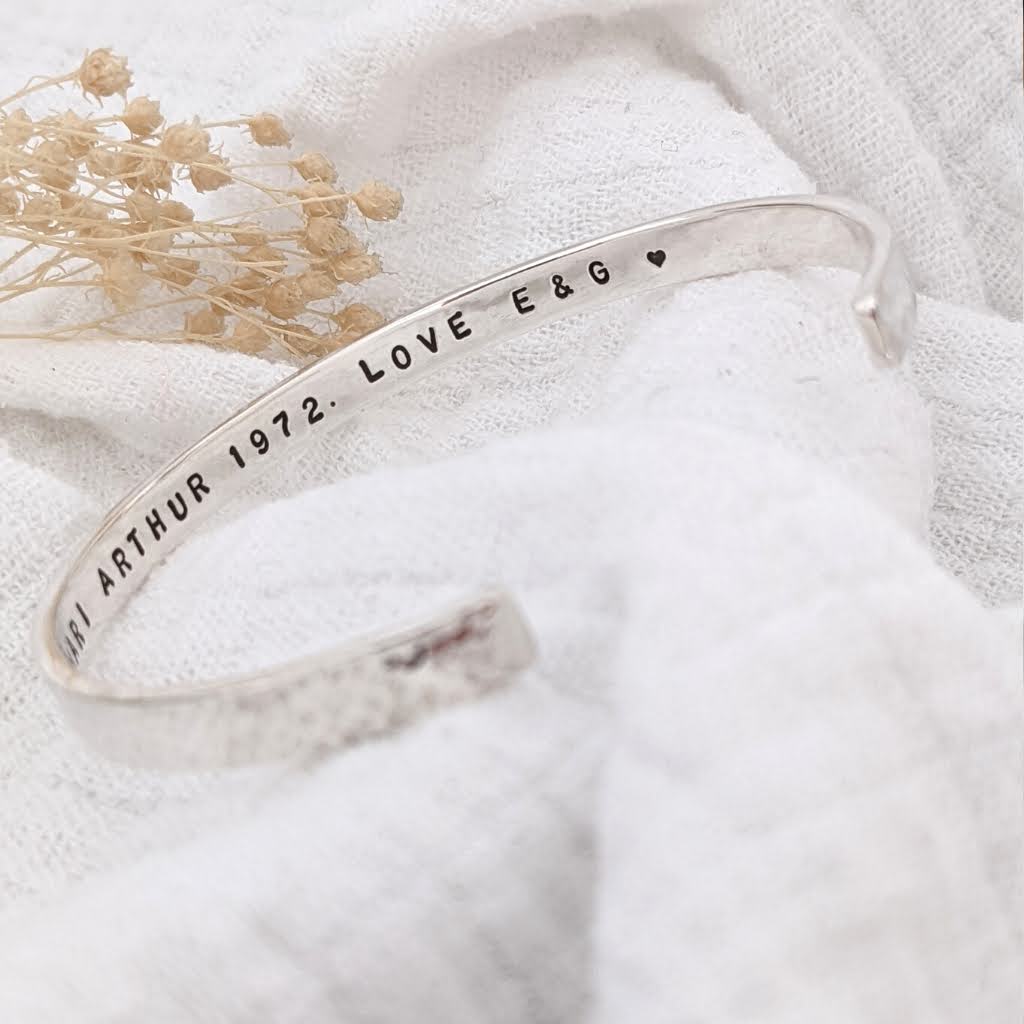 Message cuff hotsell bracelets
