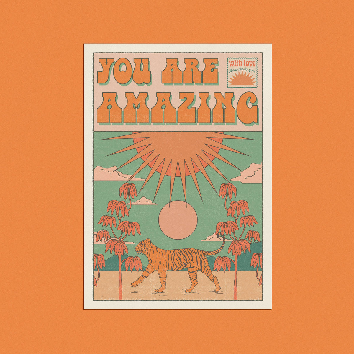 cai & jo - You Are Amazing Card: With cello wrap