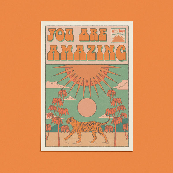 cai & jo - You Are Amazing Card: With cello wrap