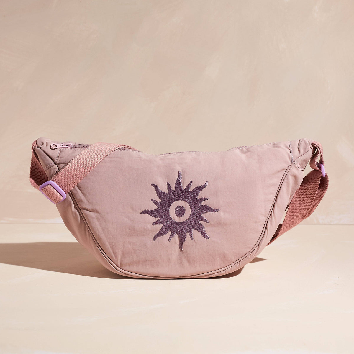 cai & jo - Nylon Sling Bag in 90s Lilac