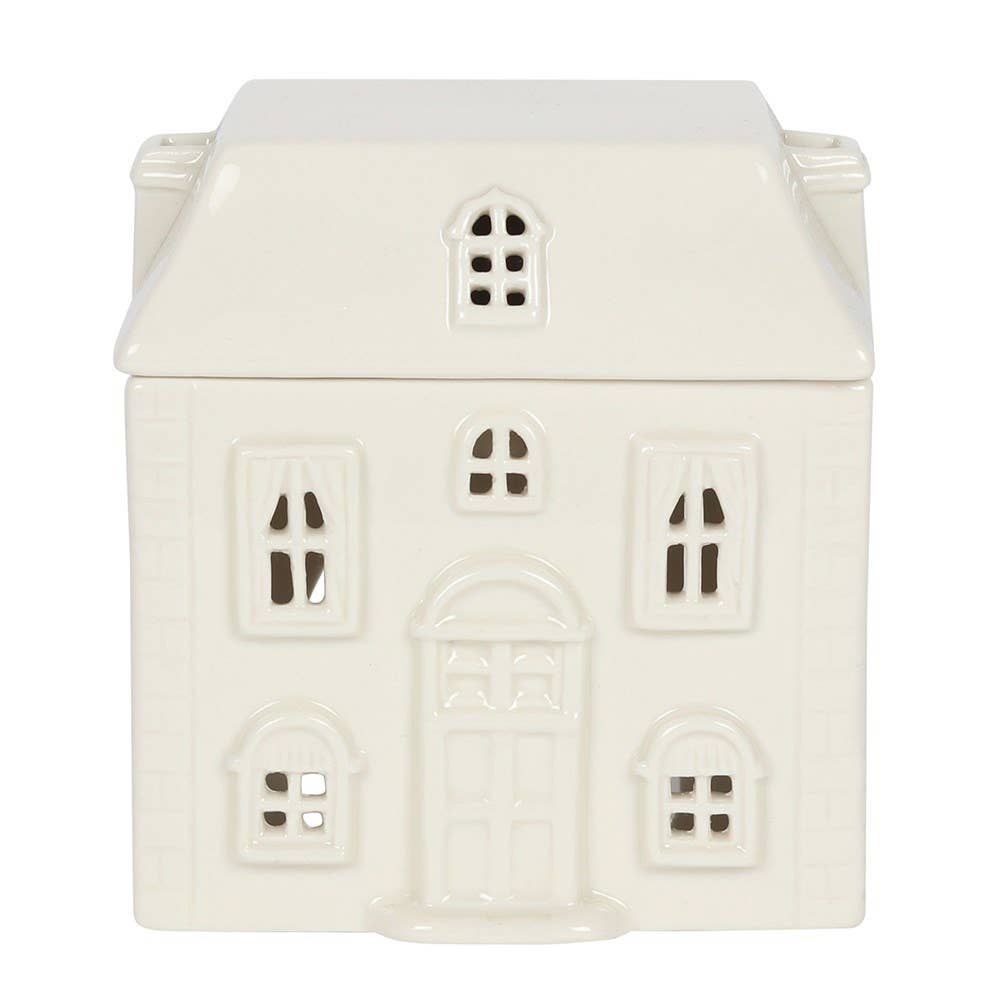 Something Different Wholesale - White Ceramic House Oil Burner