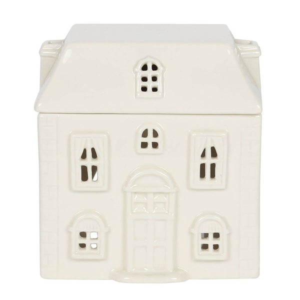 Something Different Wholesale - White Ceramic House Oil Burner