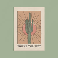 cai & jo - You're The Best Card: With cello wrap