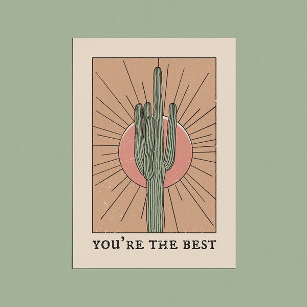 cai & jo - You're The Best Card: With cello wrap