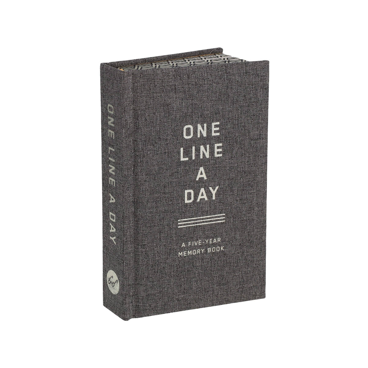 Abrams & Chronicle Books - Charcoal Canvas One Line a Day - A Five-Year Memory Book (Diary or Journal)