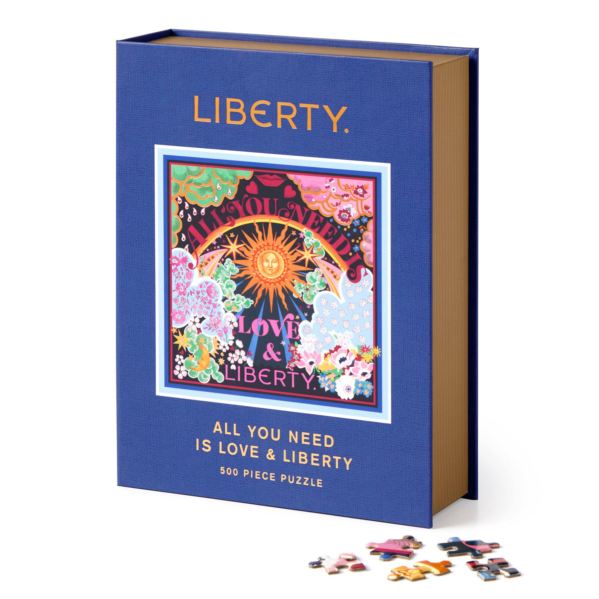 Abrams & Chronicle Books - Liberty All You Need is Love 500 Piece Book Puzzle (Jigsaw Products)