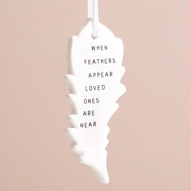 Lisa Angel (US Duties Paid) - When Feathers Appear Hanging Decoration