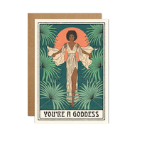cai & jo - You're a Goddess Card: With cello wrap