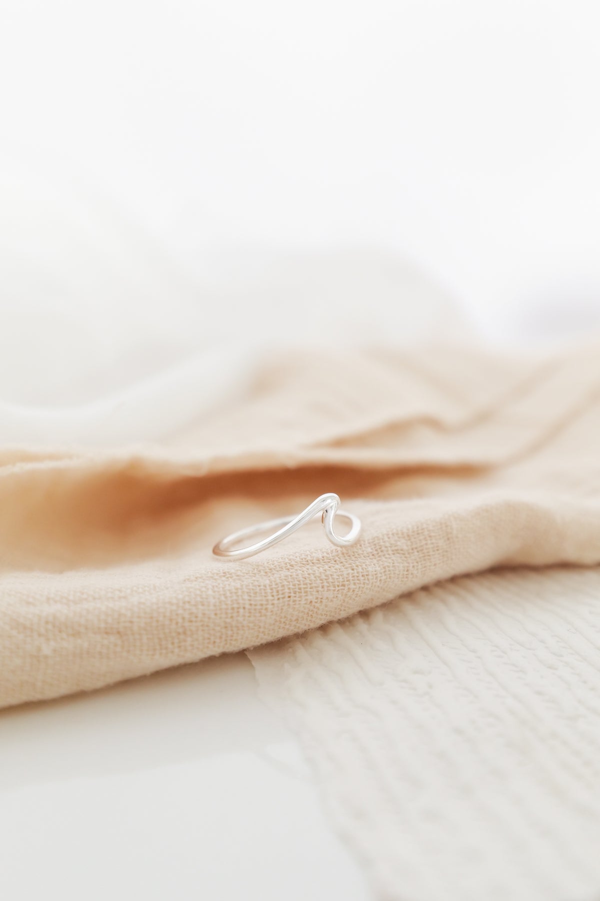 Silver Wave Ring