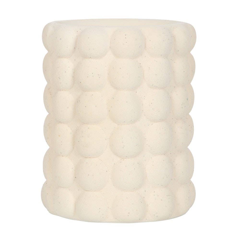 Something Different Wholesale - Cream Speckle Bubble Oil Burner and Wax Warmer