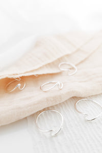 Silver Wave Ring