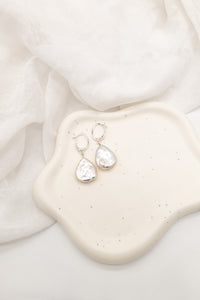 Sterling Silver Baroque Pearl Drop Earrings