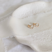 14ct Gold Filled Circle Stud Earrings