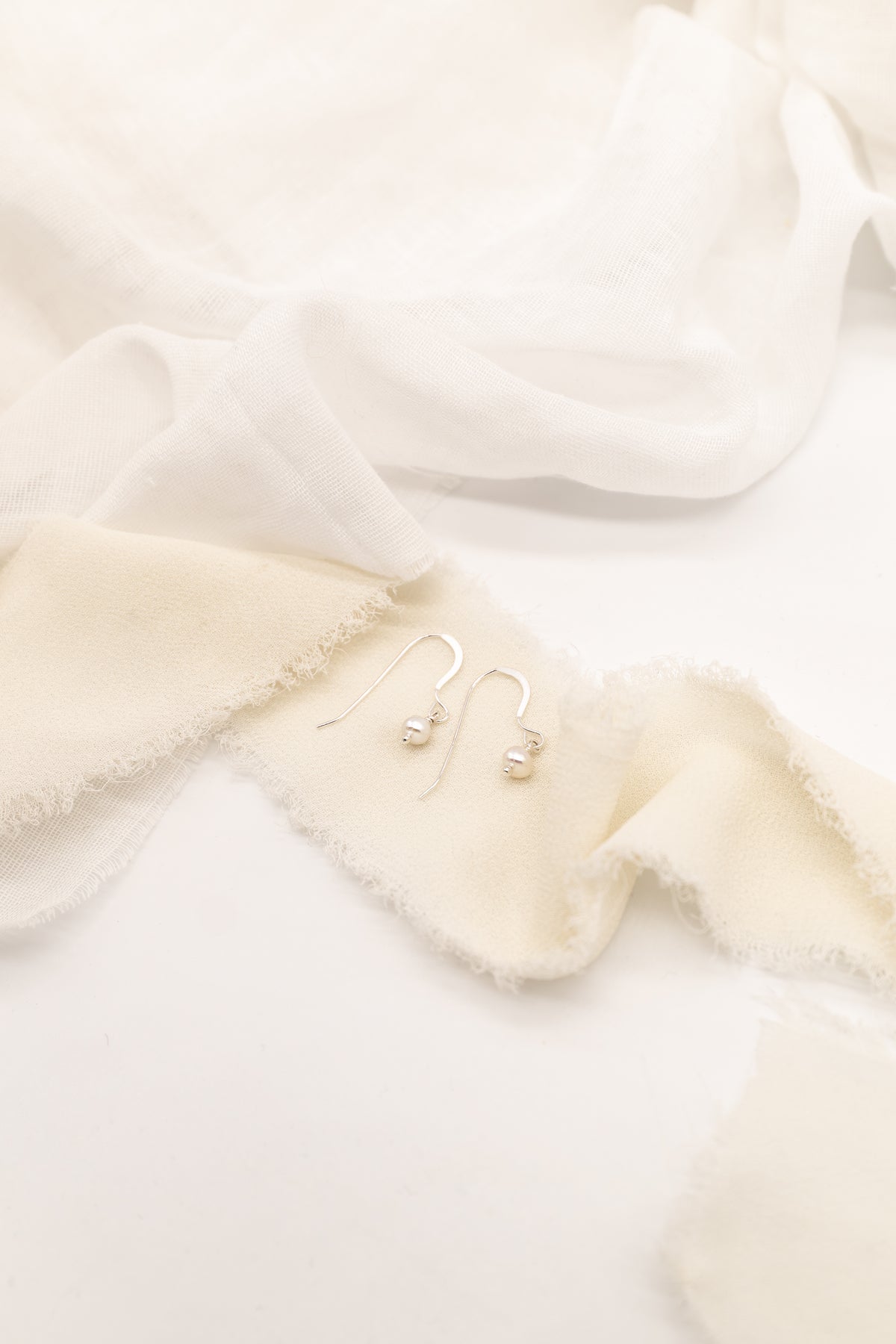 Sterling Silver pearl earrings