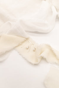 Sterling Silver pearl earrings