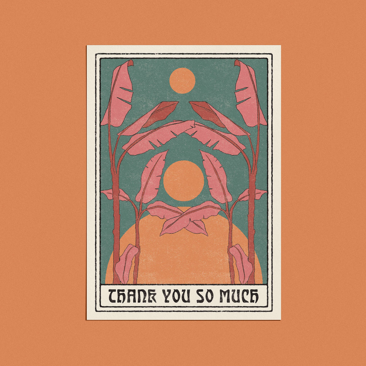 cai & jo - Thank You So Much Card: With cello wrap