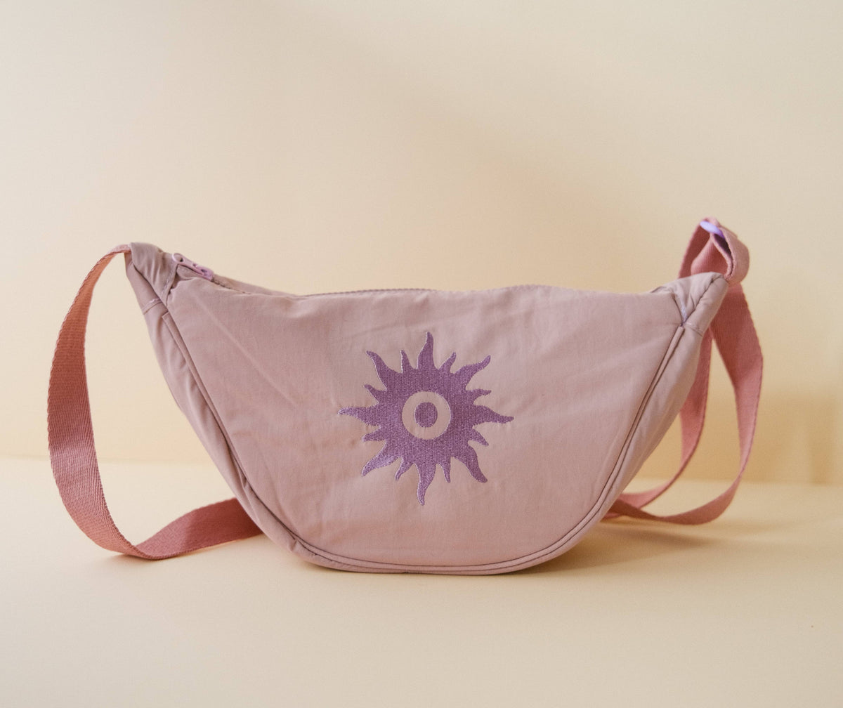 cai & jo - Nylon Sling Bag in 90s Lilac