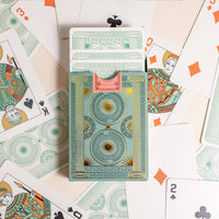 cai & jo - The Olympia Playing Cards in Sage Green