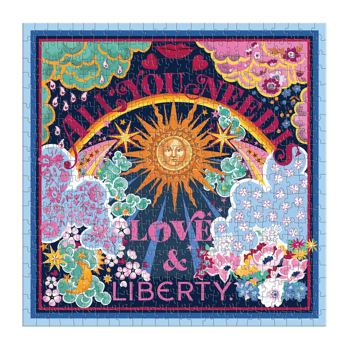 Abrams & Chronicle Books - Liberty All You Need is Love 500 Piece Book Puzzle (Jigsaw Products)
