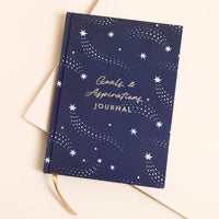 Lisa Angel - Navy Celestial Goals and Aspirations Notebook