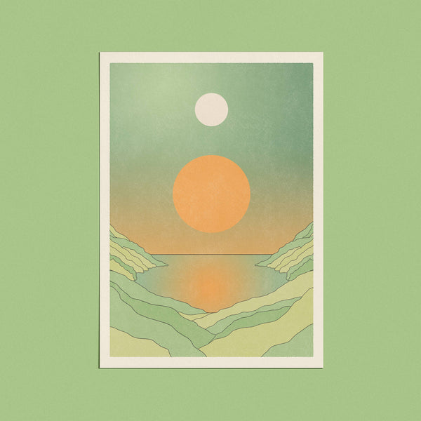 cai & jo - Lagoon Print Card: With cello wrap