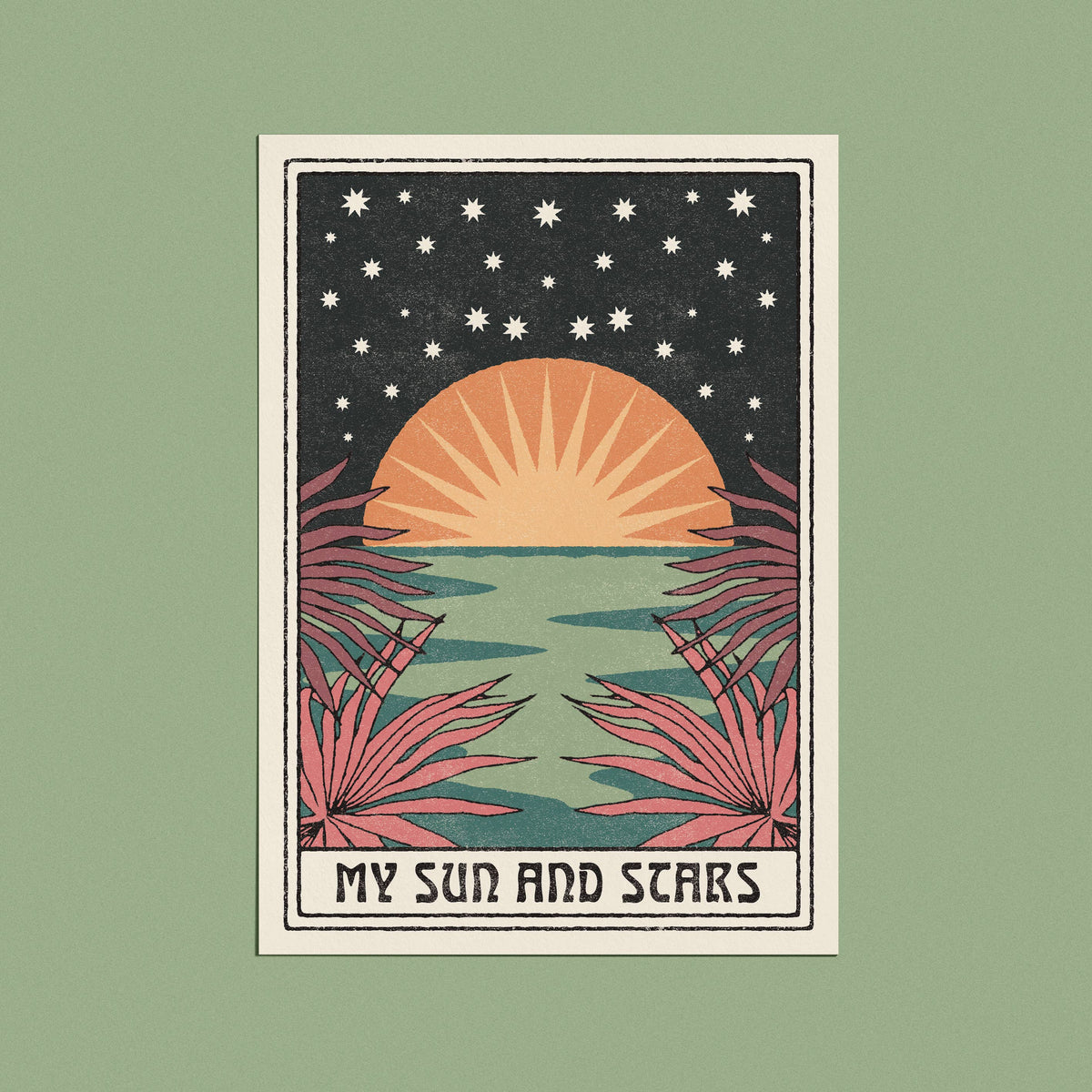 cai & jo - My Sun and Stars Card: With cello wrap