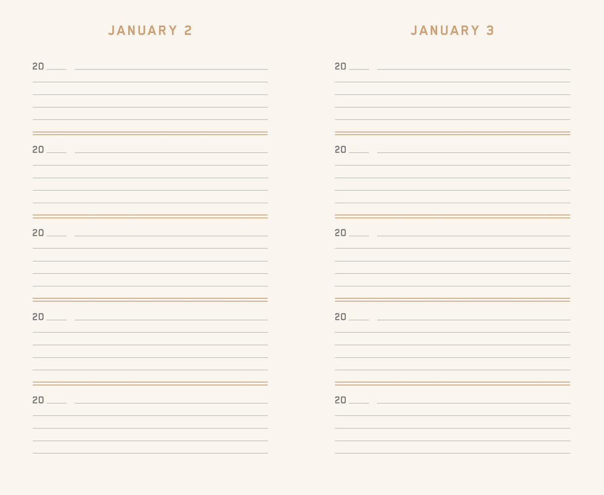 Abrams & Chronicle Books - Charcoal Canvas One Line a Day - A Five-Year Memory Book (Diary or Journal)
