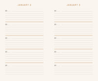 Abrams & Chronicle Books - Charcoal Canvas One Line a Day - A Five-Year Memory Book (Diary or Journal)