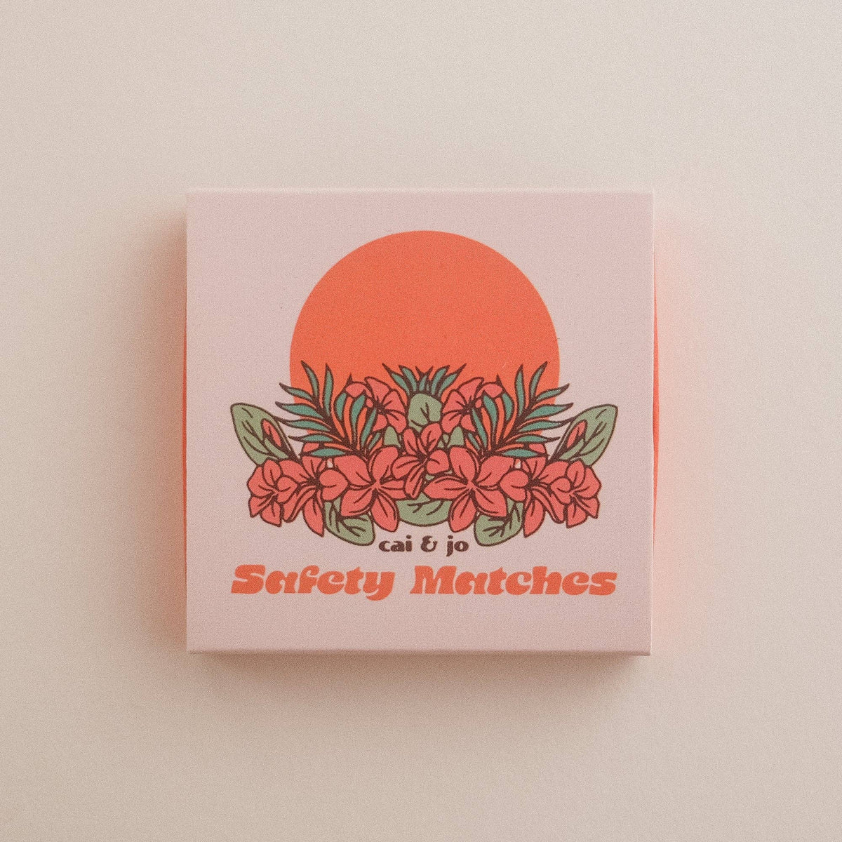 cai & jo - Small Matchbox in Tropical Floral