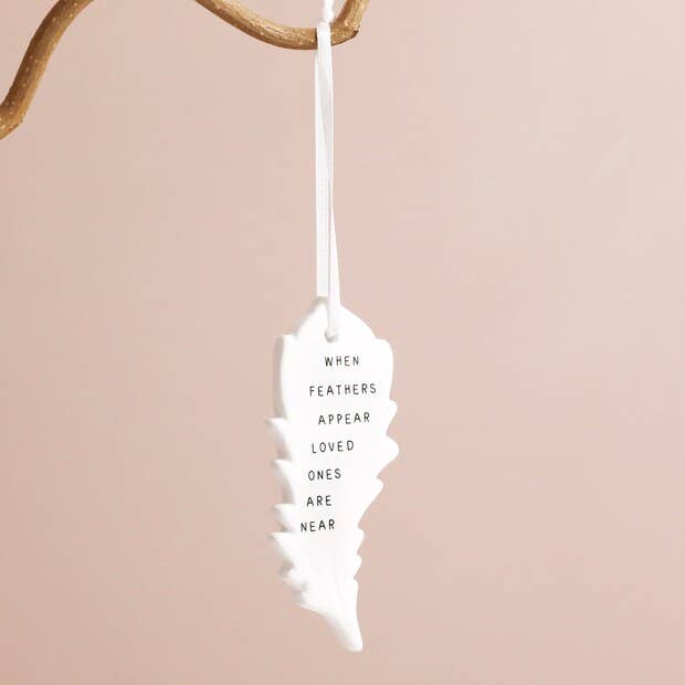 Lisa Angel (US Duties Paid) - When Feathers Appear Hanging Decoration