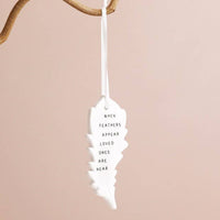 Lisa Angel (US Duties Paid) - When Feathers Appear Hanging Decoration