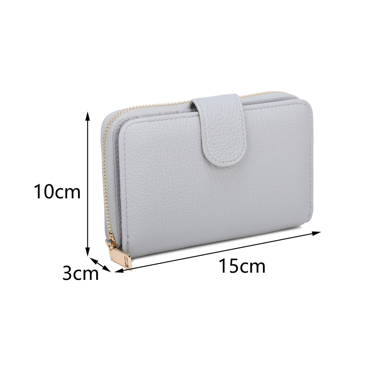 Jamie Bags - RF034 RFID Medium Purse: Beige