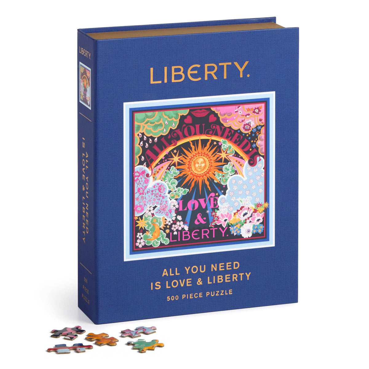 Abrams & Chronicle Books - Liberty All You Need is Love 500 Piece Book Puzzle (Jigsaw Products)