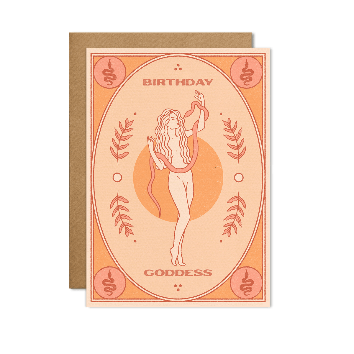 cai & jo - Birthday Goddess Card: With cello wrap
