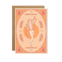 cai & jo - Birthday Goddess Card: With cello wrap