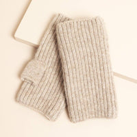 Lisa Angel - Mocha Knitted Hand Warmers