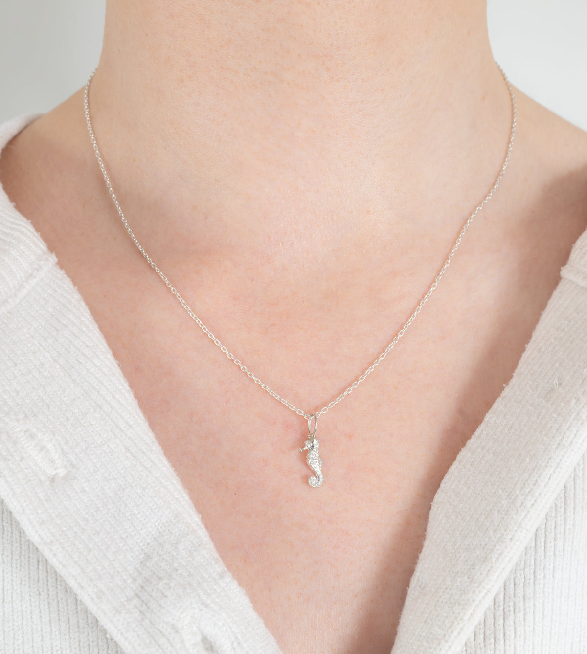 The Mini Seahorse Charm Necklace