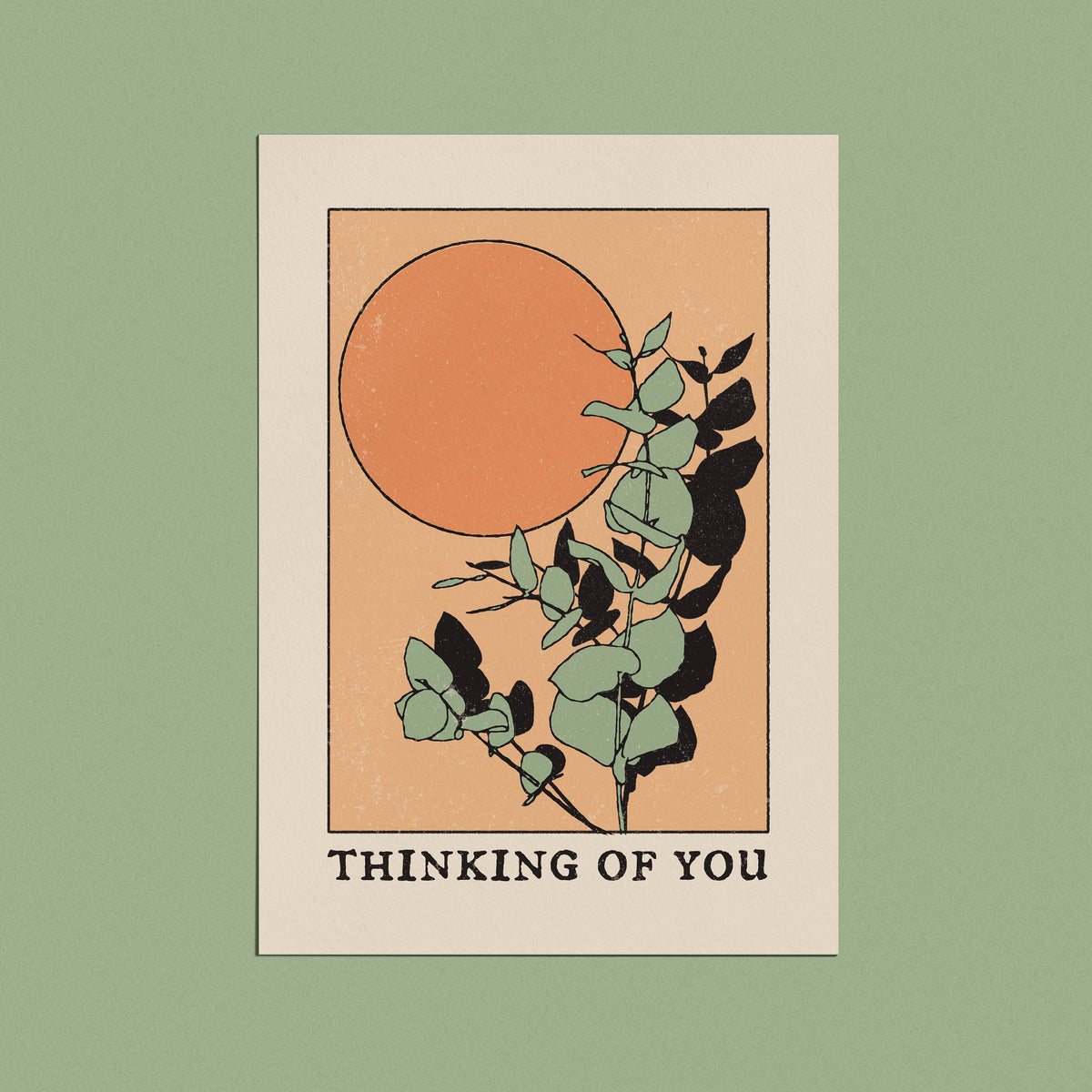 cai & jo - Thinking Of You Card: With cello wrap