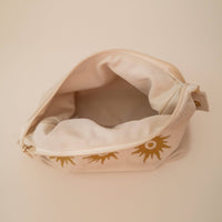 cai & jo - Cotton Washbag in Stone